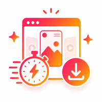 Download storie Instagram veloce in pochi secondi, senza attese o code, con elaborazione immediata del profilo