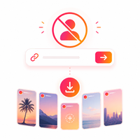 Story Instagram download senza login o registrazione, inserendo solo username o link per scaricare subito
