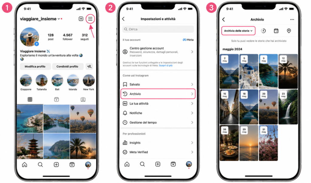Come vedere le vecchie storie su Instagram dall’archivio in modo semplice e veloce
